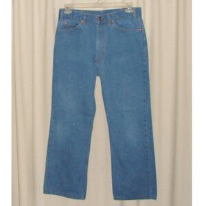 JC Penney Plain Pockets Vtg JEANS, 36x30 (34x28.5) USA Flared Leg,Workwear, A17